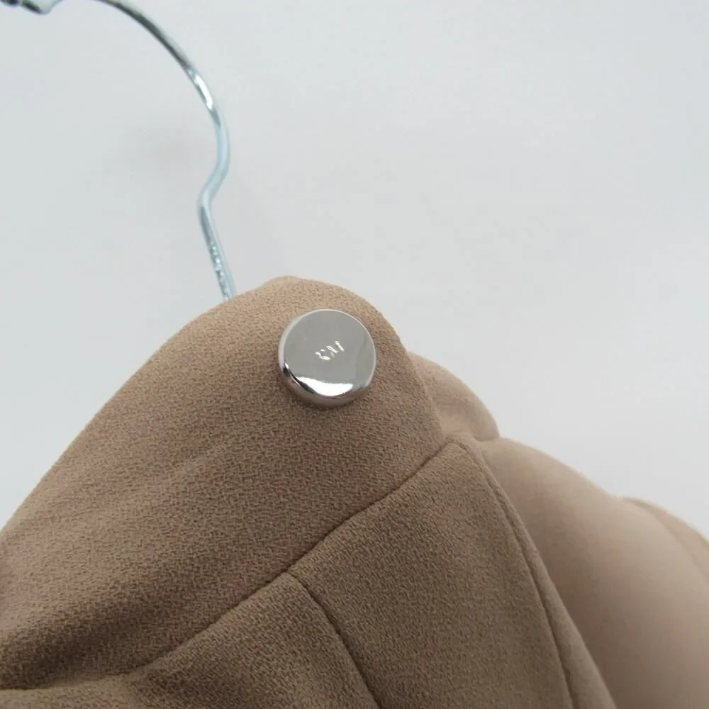 Karen Millen Women Size 12 Brown Military Tailored Pleated Mini Dress - Picture 7 of 7